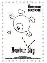 coloriage monsieur bing